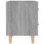 vidaXL Mesita de noche gris sonoma 40x35x47,5 cm vidaXL Mesita de noche gris sonoma 40x35x47,5 cm