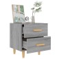 vidaXL Mesita de noche gris sonoma 40x35x47,5 cm vidaXL Mesita de noche gris sonoma 40x35x47,5 cm