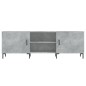 vidaXL Mueble de TV madera de ingeniería gris hormigón 150x30x50 cm vidaXL Mueble de TV madera de ingeniería gris hormigón 150x30x50 cm