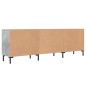 vidaXL Mueble de TV madera de ingeniería gris hormigón 150x30x50 cm vidaXL Mueble de TV madera de ingeniería gris hormigón 150x30x50 cm