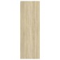 vidaXL Muebles de TV 2 uds madera contrachapada roble 30,5x30x90 cm