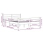 vidaXL Estructura de cama madera maciza negro 120x200 cm vidaXL Estructura de cama madera maciza negro 120x200 cm