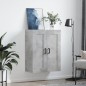 vidaXL Armario de pared madera ingeniería gris hormigón 69,5x34x90 cm vidaXL Armario de pared madera ingeniería gris hormigón 69,5x34x90 cm