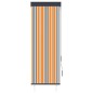 vidaXL Estor enrollable de exterior amarillo y azul 60x250 cm