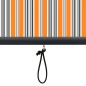 vidaXL Estor enrollable de exterior amarillo y azul 60x250 cm