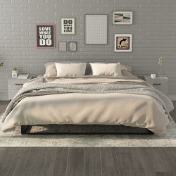 vidaXL Mesitas de noche 2 unidades gris hormigón 40x35x47,5 cm