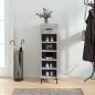 vidaXL Zapatero madera de ingeniería gris hormigón 30x35x105 cm vidaXL Zapatero madera de ingeniería gris hormigón 30x35x105 cm
