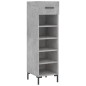 vidaXL Zapatero madera de ingeniería gris hormigón 30x35x105 cm vidaXL Zapatero madera de ingeniería gris hormigón 30x35x105 cm