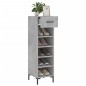 vidaXL Zapatero madera de ingeniería gris hormigón 30x35x105 cm vidaXL Zapatero madera de ingeniería gris hormigón 30x35x105 cm