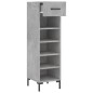 vidaXL Zapatero madera de ingeniería gris hormigón 30x35x105 cm vidaXL Zapatero madera de ingeniería gris hormigón 30x35x105 cm