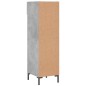 vidaXL Zapatero madera de ingeniería gris hormigón 30x35x105 cm vidaXL Zapatero madera de ingeniería gris hormigón 30x35x105 cm