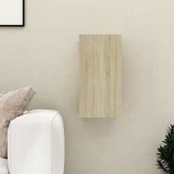 vidaXL Mueble de TV madera contrachapada color roble 30,5x30x60 cm
