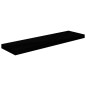 vidaXL Estante flotante de pared MDF gris brillo 90x23,5x3,8 cm