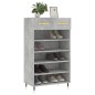 vidaXL Zapatero madera de ingeniería gris hormigón 60x35x105 cm vidaXL Zapatero madera de ingeniería gris hormigón 60x35x105 cm