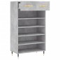 vidaXL Zapatero madera de ingeniería gris hormigón 60x35x105 cm vidaXL Zapatero madera de ingeniería gris hormigón 60x35x105 cm
