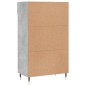 vidaXL Zapatero madera de ingeniería gris hormigón 60x35x105 cm vidaXL Zapatero madera de ingeniería gris hormigón 60x35x105 cm