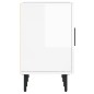 vidaXL Mueble de TV madera de ingeniería blanco brillante 150x30x50 cm vidaXL Mueble de TV madera de ingeniería blanco brillante 150x30x50 cm