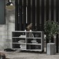 vidaXL Aparador de madera de ingeniería gris Sonoma 103,5x35x70 cm