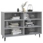 vidaXL Aparador de madera de ingeniería gris Sonoma 103,5x35x70 cm