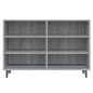 vidaXL Aparador de madera de ingeniería gris Sonoma 103,5x35x70 cm