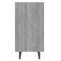 vidaXL Aparador de madera de ingeniería gris Sonoma 103,5x35x70 cm