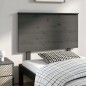 vidaXL Cabecero de cama madera maciza de pino gris 94x6x82,5 cm