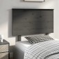 vidaXL Cabecero de cama madera maciza de pino gris 94x6x82,5 cm