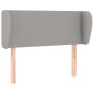 vidaXL Cabecero de tela gris claro 103x23x78/88 cm vidaXL Cabecero de tela gris claro 103x23x78/88 cm