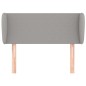 vidaXL Cabecero de tela gris claro 103x23x78/88 cm vidaXL Cabecero de tela gris claro 103x23x78/88 cm