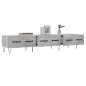 vidaXL Mueble para TV madera de ingeniería gris hormigón 150x36x30 cm vidaXL Mueble para TV madera de ingeniería gris hormigón 150x36x30 cm