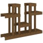 vidaXL Soporte para plantas madera maciza pino miel 104,5x25x77,5 cm vidaXL Soporte para plantas madera maciza pino miel 104,5x25x77,5 cm