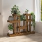vidaXL Soporte para plantas madera maciza pino miel 104,5x25x77,5 cm vidaXL Soporte para plantas madera maciza pino miel 104,5x25x77,5 cm