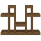vidaXL Soporte para plantas madera maciza pino miel 104,5x25x77,5 cm vidaXL Soporte para plantas madera maciza pino miel 104,5x25x77,5 cm