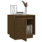 vidaXL Mesita de noche de madera maciza de pino marrón miel 40x30x40cm vidaXL Mesita de noche de madera maciza de pino marrón miel 40x30x40cm