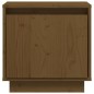 vidaXL Mesita de noche de madera maciza de pino marrón miel 40x30x40cm vidaXL Mesita de noche de madera maciza de pino marrón miel 40x30x40cm