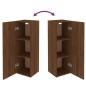 vidaXL Mueble para TV madera contrachapada roble marrón 30,5x30x90 cm