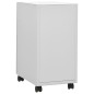 vidaXL Armario archivador móvil acero gris claro 30x45x59 cm vidaXL Armario archivador móvil acero gris claro 30x45x59 cm