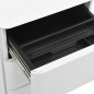 vidaXL Armario archivador móvil acero gris claro 30x45x59 cm vidaXL Armario archivador móvil acero gris claro 30x45x59 cm