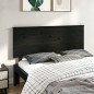 vidaXL Cabecero de cama madera maciza de pino negro 164x6x82,5 cm vidaXL Cabecero de cama madera maciza de pino negro 164x6x82,5 cm