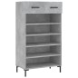 vidaXL Zapatero madera de ingeniería gris hormigón 60x35x105 cm vidaXL Zapatero madera de ingeniería gris hormigón 60x35x105 cm