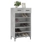 vidaXL Zapatero madera de ingeniería gris hormigón 60x35x105 cm vidaXL Zapatero madera de ingeniería gris hormigón 60x35x105 cm