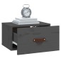 vidaXL Mesita de noche de pared 2 uds gris 40x29,5x22 cm vidaXL Mesita de noche de pared 2 uds gris 40x29,5x22 cm