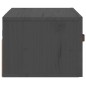 vidaXL Mesita de noche de pared 2 uds gris 40x29,5x22 cm vidaXL Mesita de noche de pared 2 uds gris 40x29,5x22 cm
