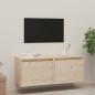 vidaXL Armario de pared 2 unidades madera maciza de pino 45x30x35 cm