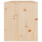 vidaXL Armario de pared 2 unidades madera maciza de pino 45x30x35 cm