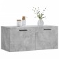 vidaXL Armario de pared madera ingeniería gris hormigón 80x36,5x35 cm vidaXL Armario de pared madera ingeniería gris hormigón 80x36,5x35 cm