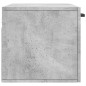 vidaXL Armario de pared madera ingeniería gris hormigón 80x36,5x35 cm vidaXL Armario de pared madera ingeniería gris hormigón 80x36,5x35 cm