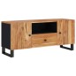 vidaXL Mueble de TV madera acacia y madera contrachapada 105x33,5x46cm vidaXL Mueble de TV madera acacia y madera contrachapada 105x33,5x46cm
