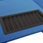 vidaXL Mesa de póquer 10 jugadores bandeja fichas azul 160x80x75 cm vidaXL Mesa de póquer 10 jugadores bandeja fichas azul 160x80x75 cm