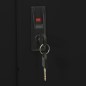 vidaXL Armario de oficina con puerta corredera acero negro 90x40x180cm vidaXL Armario de oficina con puerta corredera acero negro 90x40x180cm